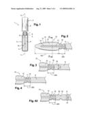 Applicator for applying a cosmetic product to keratinous material diagram and image