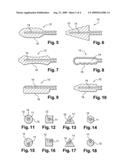 Applicator for applying a cosmetic product to keratinous material diagram and image