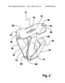 DEVICE FOR FASTENING AN ADD-ON PART TO A SUPPORT PART diagram and image