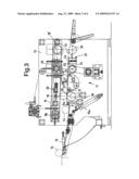 GLUING UNIT FOR AN END EDGE OF A LOG diagram and image