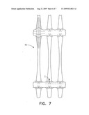 Multi-axial grid or mesh structures with high aspect ratio ribs diagram and image