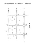 Multi-axial grid or mesh structures with high aspect ratio ribs diagram and image