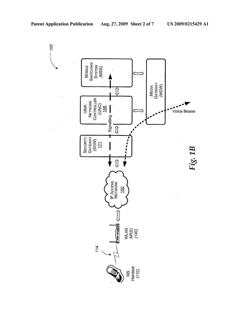 SYSTEM AND METHOD FOR BILLING IP-BASED WIRELESS TELECOMMUNICATIONS IN A CONVERGED NETWORK - diagram, schematic, and image 03