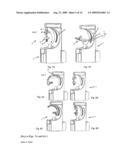 ROBOTIZED INSTALLATION FOR THE POSITIONING AND MOVEMENT OF A COMPONENT OR INSTRUMENT AND TREATMENT DEVICE THAT COMPRISES SUCH AN INSTALLATION diagram and image