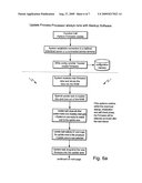 Method for upgrading a microprocessor-controlled device with a new software code via a communication network diagram and image