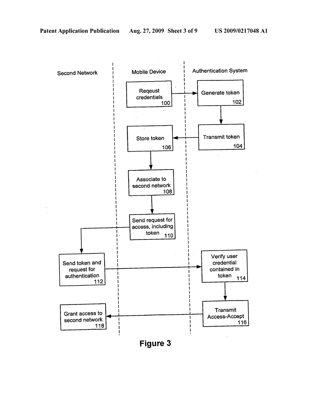 WIRELESS DEVICE AUTHENTICATION BETWEEN DIFFERENT NETWORKS - diagram, schematic, and image 04