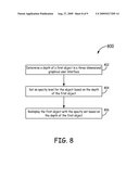 METHOD AND SYSTEM OF CONTROLLING A CURSOR IN A THREE-DIMENSIONAL GRAPHICAL ENVIRONMENT diagram and image