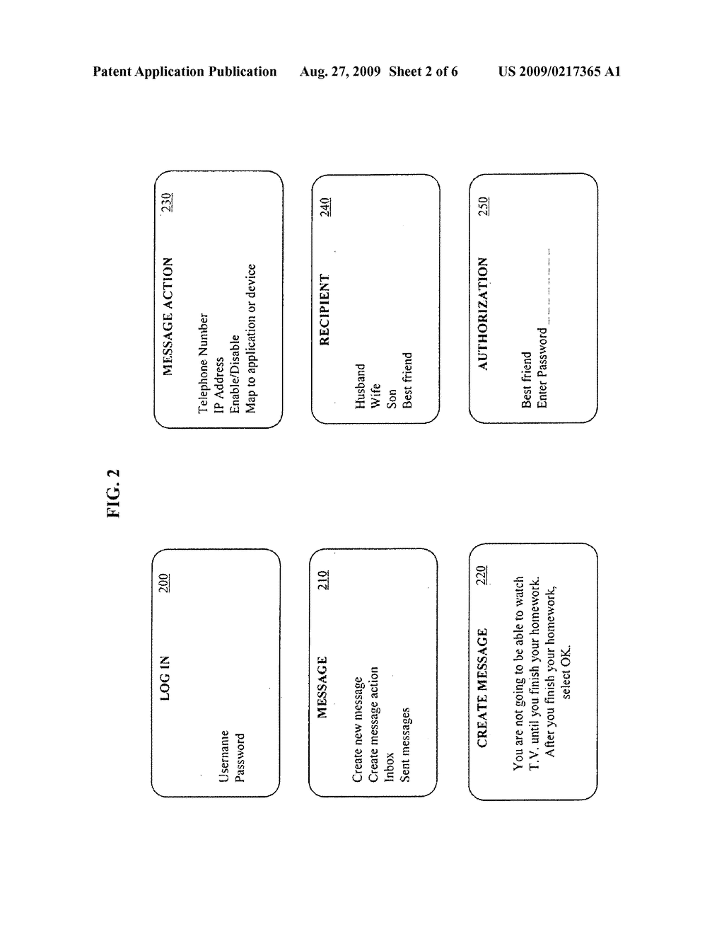 AUTOMATIC DISPLAY OF MESSAGES ON DISPLAY SCREEN - diagram, schematic, and image 03