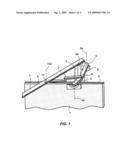 Internal swivel door for compartment of a vehicle diagram and image