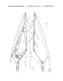 EXHAUST NOZZLE SEAL WITH SEGMENTED BASESHEET DISPOSED BETWEEN SIDE RAILS diagram and image