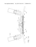 EXHAUST NOZZLE SEAL WITH SEGMENTED BASESHEET DISPOSED BETWEEN SIDE RAILS diagram and image