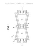 APPARATUS AND METHOD FOR DOUBLE FLOW TURBINE TUB REGION COOLING diagram and image