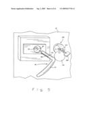 Intermodal physical security device diagram and image