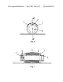 ROLLER FOR APPLYING CONTACT PRESSURE ONTO SHEETS OF MATERIAL diagram and image