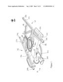 Mechanism For Opening A Cover From Two Opposite Sides diagram and image