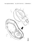 SPOOLED ADHESIVE BANDAGE DISPENSER diagram and image