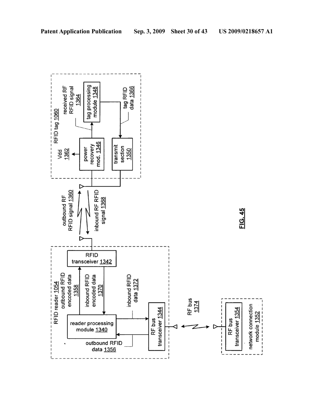 INDUCTIVELY COUPLED INTEGRATED CIRCUIT WITH NEAR FIELD COMMUNICATION AND METHODS FOR USE THEREWITH - diagram, schematic, and image 31