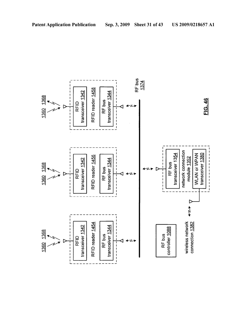 INDUCTIVELY COUPLED INTEGRATED CIRCUIT WITH NEAR FIELD COMMUNICATION AND METHODS FOR USE THEREWITH - diagram, schematic, and image 32