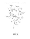 SHOCK-ABSORBING SUSPENSION DEVICE FOR A WHEELED VEHICLE diagram and image