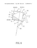 SHOCK-ABSORBING SUSPENSION DEVICE FOR A WHEELED VEHICLE diagram and image