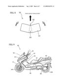 Airbag device and airbag for saddle-ride type vehicle diagram and image