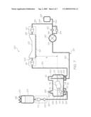 PRESSURE-REGULATING CHAMBER COMPRISING FLOAT VALVE BIASED TOWARDS CLOSURE BY INLET INK PRESSURE diagram and image