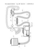 PRINTER COMPRISING PRIMING/DE-PRIMING SYSTEM WITH COOPERATIVE PUSHING AND PULLING OF INK THROUGH PRINTHEAD diagram and image