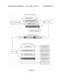 Data transport container for transferring data in a high speed internet protocol network diagram and image