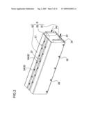 Battery pack secured by end plates diagram and image