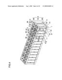 Battery pack secured by end plates diagram and image