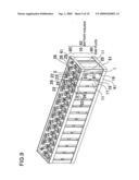 Battery pack secured by end plates diagram and image