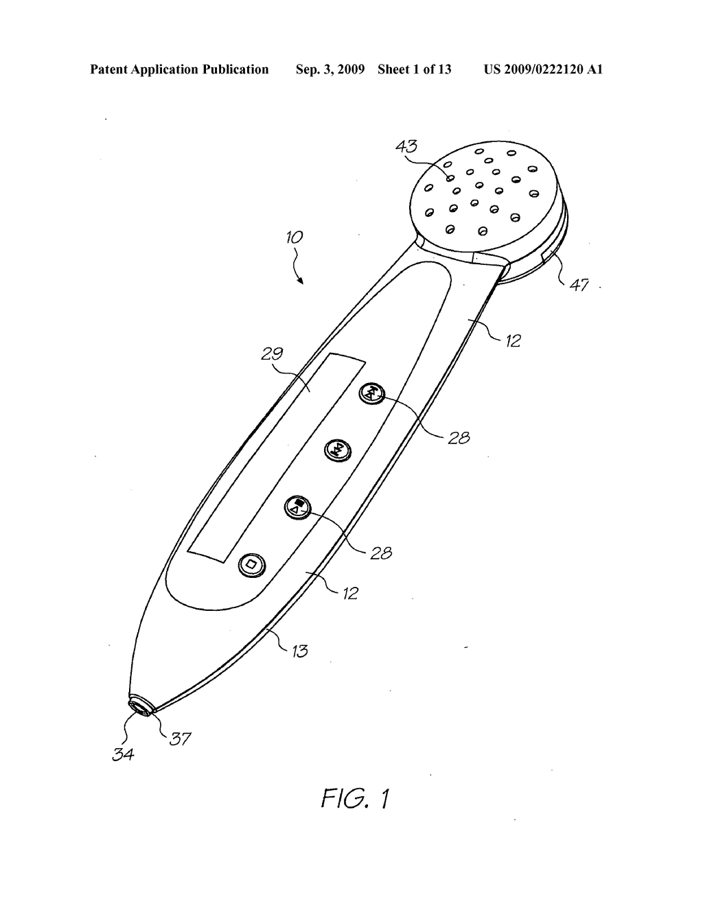 HANDHELD ELECTRONIC PEN WITH RECORDING AND PLAYBACK MODES - diagram, schematic, and image 02