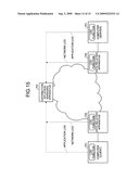 Data relaying apparatus, data relaying method, and data relay processing program diagram and image