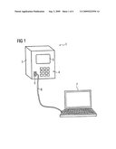 Electrical Field Device and Method for Establishing a Data Link Between a Data Interface of the Electrical Field Device and a Data Memory Inside the Device diagram and image