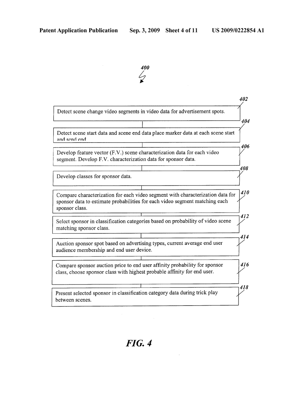  SYSTEM AND METHOD FOR PRESENTING ADVERTISING DATA DURING TRICK PLAY COMMAND EXECUTION - diagram, schematic, and image 05