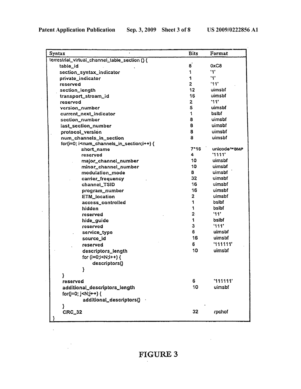 Virtual channel table for a broadcast protocol and method of broadcasting and receiving broadcast signals using the same - diagram, schematic, and image 04