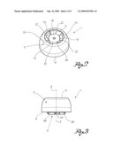 Cap For Container Provided With Guarantee Seal diagram and image