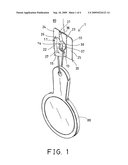 Hook device having foldable structure diagram and image