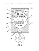 WRIST-MOUNTED LASER WITH ANIMATED, PAGE-BASED GRAPHICAL USER-INTERFACE diagram and image