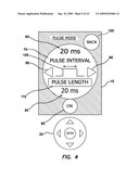 WRIST-MOUNTED LASER WITH ANIMATED, PAGE-BASED GRAPHICAL USER-INTERFACE diagram and image