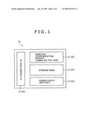 Metadata transmission apparatus, metadata reception apparatus, imaging apparatus, and information management program diagram and image