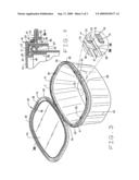 HINGED LID FOR A FOOD CONTAINER WITH PLASTIC LOWER RING diagram and image