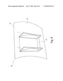 SEPARATION ELEMENT FOR ATTENUATING THE PROPAGATION OF LIGHT IN AN AIRCRAFT diagram and image