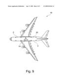 SEPARATION ELEMENT FOR ATTENUATING THE PROPAGATION OF LIGHT IN AN AIRCRAFT diagram and image