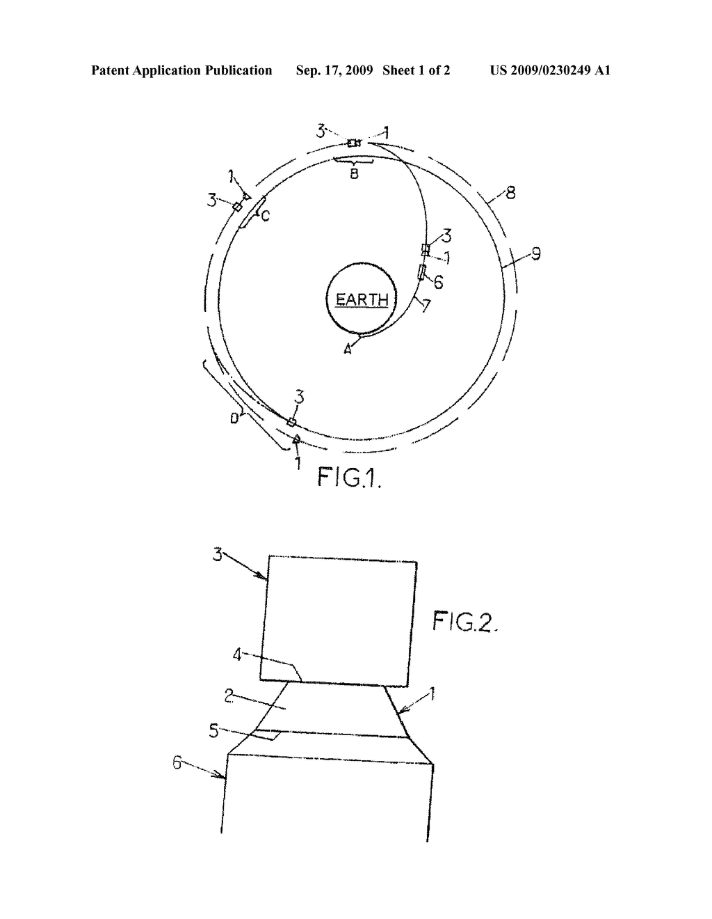 Method of Launching into Operational Orbit an Artificial Satellite and Associated Propulsion Device - diagram, schematic, and image 02