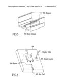 FLAT PANEL DISPLAY INCLUDING A HINGE ASSEMBLY diagram and image