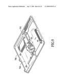 FLAT PANEL DISPLAY INCLUDING A HINGE ASSEMBLY diagram and image