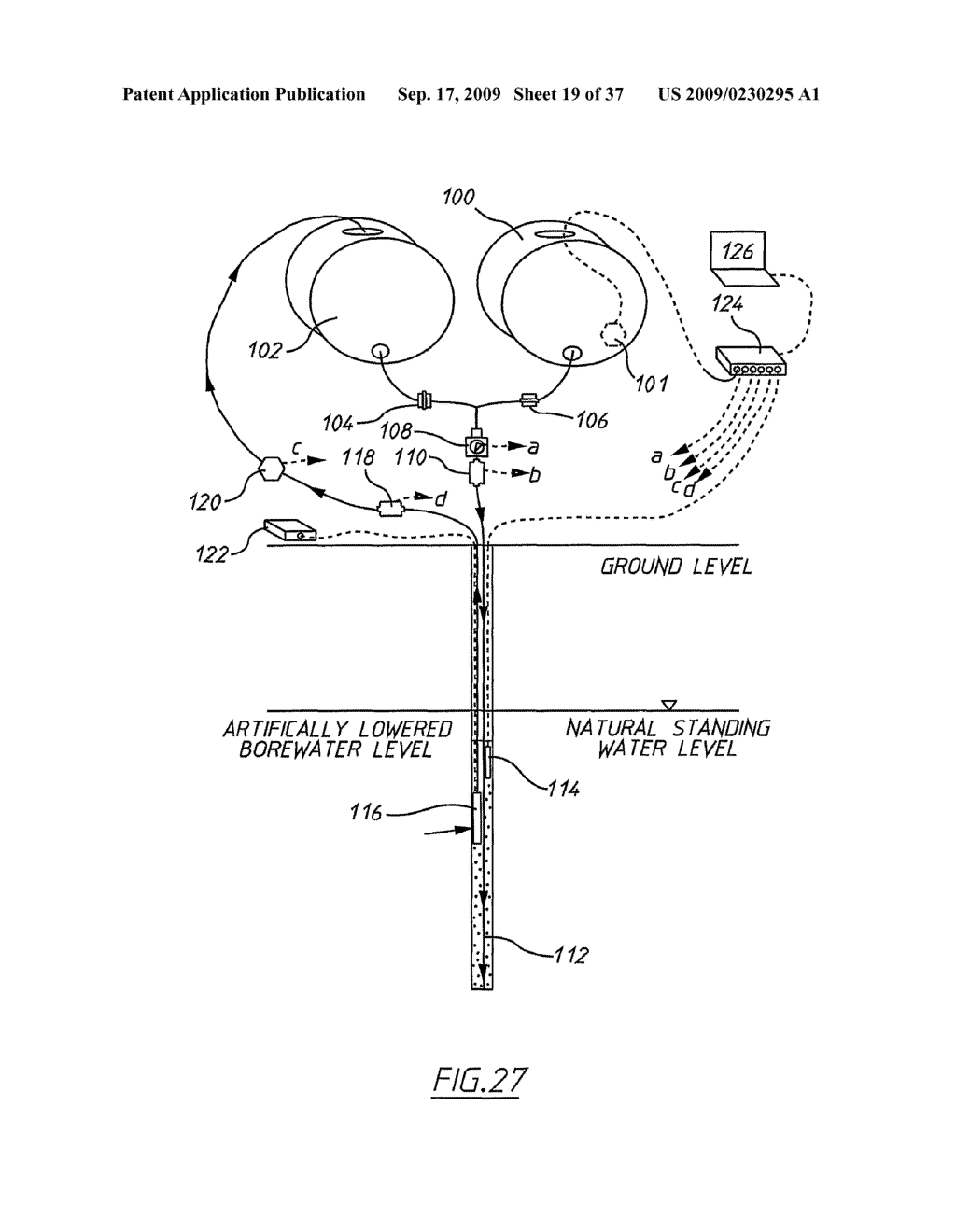 MEASUREMENT OF HYDRAULIC CONDUCTIVITY USING A RADIOACTIVE OR ACTIVATABLE TRACER - diagram, schematic, and image 20