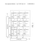 Passive matrix organic light emitting diode display device diagram and image