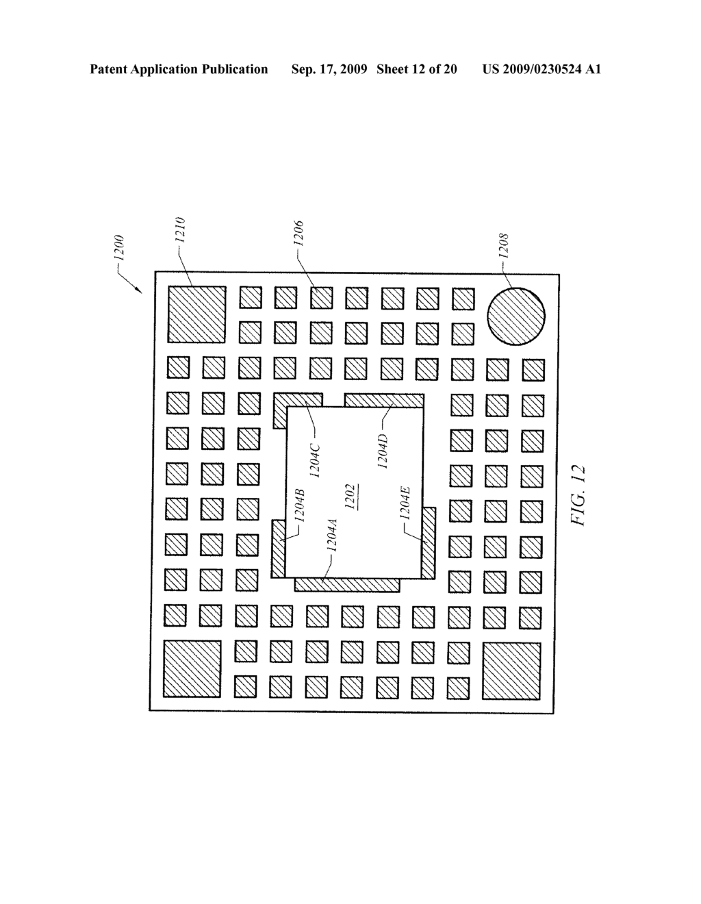 SEMICONDUCTOR CHIP PACKAGE HAVING GROUND AND POWER REGIONS AND MANUFACTURING METHODS THEREOF - diagram, schematic, and image 13